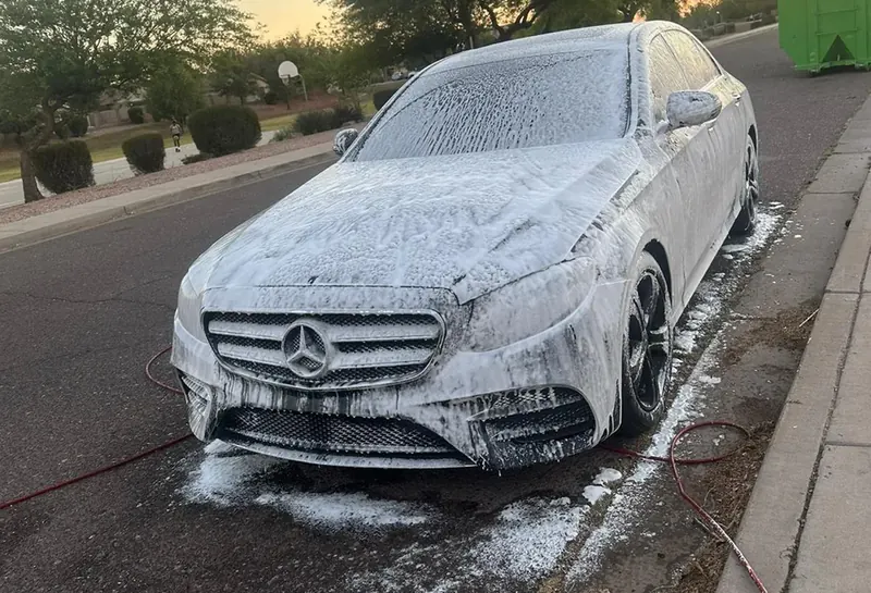 Professional exterior vehicle detailing